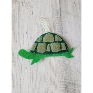 Felt turtle tortoise handmade ornament Xmas